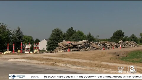 Construction underway for extended Military Road pedestrian trail