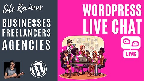 Tuesday 13th June - Live Chat - Ask Me Anything, Q&A, Site Reviews with Web Squadron #Wordpress