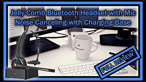 Jelly Comb Bluetooth Headset BH-M9 with Microphone, Charging Base, FULL REVIEW / MANUAL / MIC TEST