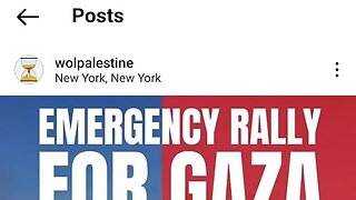 The Emergency Rally for Gaza Israeli Embassy 800 2nd Ave 10/9/23 @WOLPalestine @NerdeenKiswani
