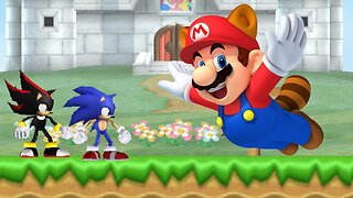 New Super Sonic Bros. Wii: Sonic Adventure - 2 Player Co-Op Walkthrough #209 (HD)