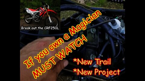(E3) IMPORTANT Magician Gas tank leak, better rear brakes, Found new trails on the CRF250L