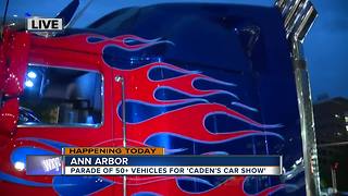 Optimus Prime at Caden's Car Show