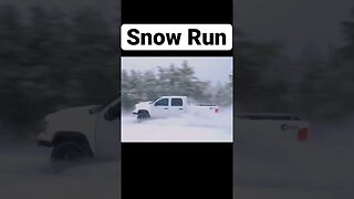 Long Travel Silverado in Snow