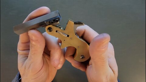 DIY Sheetmetal Derringers 22lr Homemade Guns v3 - Latch Progress in Detail