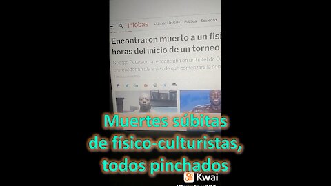 Fisico-culturistas mueren subitamente, todos pinchados.