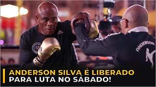 ANDERSON SILVA É LIBERADO POR COMISSÃO PARA LUTA NO SÁBADO!