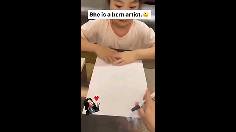 she is a real born artist