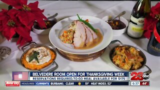 Belvedere Room open Thanksgiving week