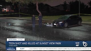 Police search for shooter in killing of teen at park