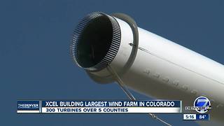 Xcel building largest wind farm ever constructed in Colorado with 300 turbines