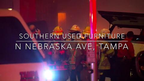 Overnight fire destroys Southern Used Furniture store in Tampa | Digital Short