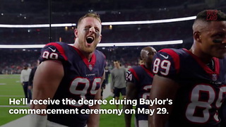 Texans J.J. Watt To Receive Honorary Doctorate For Hurricane Harvey Efforts