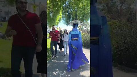 Chinese Girl visit Other country in China traditional dress #foryou #viral #ytshorts #trending