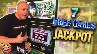 7 Free Games JACKPOT! 👀 High Limit ➡️ Island Eyes BONU$ WIN!