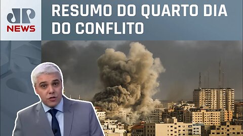 Israel ataca novos alvos do Hamas em Gaza; Marcelo Favalli analisa