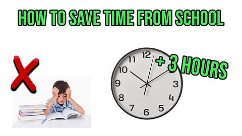 Save Time From School Work By Doing This