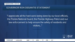 DeSantis: Florida protests 'largely peaceful'