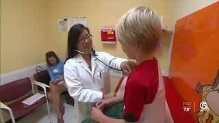 Flu activity high among children