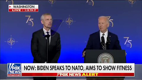 Awkward Moment from Biden at NATO