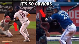 MLB Hitters Intentionally Leaning Into Pitches