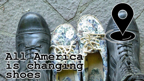 All America is hastily changing shoes