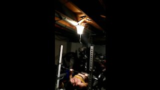 Banded bench press 275 x5 slingshot