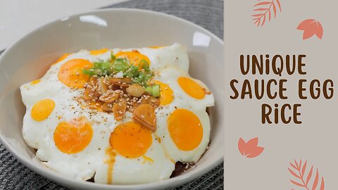 Soy Sauce Rice with Frozen Eggs