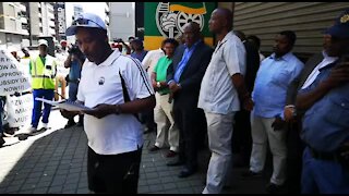 SOUTH AFRICA - Johannesburg - Ekurhuleni informal community marched to the ANC HQ (Video) (VSt)