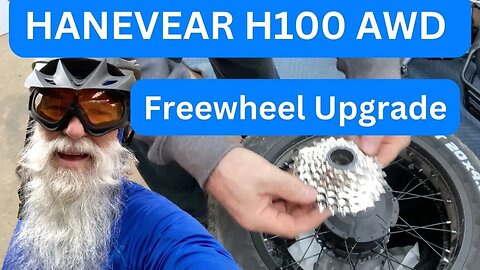 Hanevear H100 AWD Folding Ebike Freewheel Upgrade: Oh This Is Sweet!