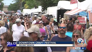 Delray Beach holds downtown craft festival