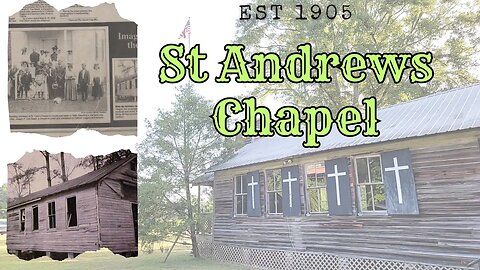 118 Year Old St. Andrews Chapel, Creola, AL, - South Alabama
