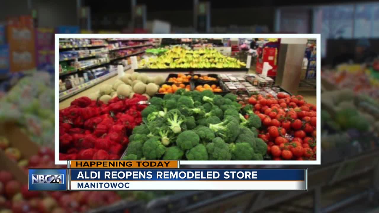 Aldi in Manitowoc reopens aster remodeling