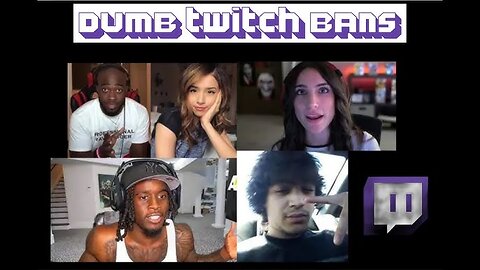 Dumb Twitch Bans (JiDion, Nadia, Pokimane, RollzReezy, Kai Cenat)