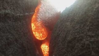 GoPro survives getting swallowed by lava from the Kilauea volcano!