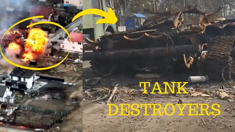 UKRAINE WAR | Russian Tanks Being DESTROYED | Real Footage