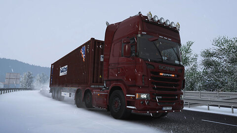 ETS2 | Scania R 620 2009 | Graz AT to Vienna AT | Box Container SC 24t