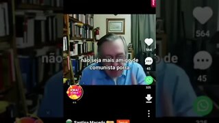 🤣 Saudoso Professor Olavo de Carvalho lembra que não podemos ser amigos dos comunas.Bo koo