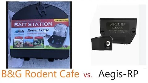 Rodent Bait Stations | B&G Rodent Cafe vs. Aegis-RP | What we BUY D.I.Y in 4D