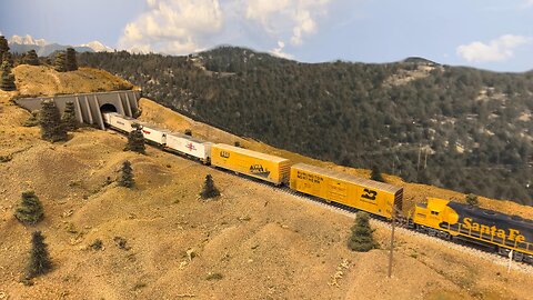 Q-EPKC and BN Powered Unit Trains over Raton Pass!