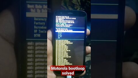 Motorola bootloop solved #Motorola #bootloop