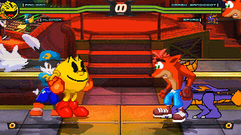 MUGEN - Pac-Man & Klonoa vs. Crash Bandicoot & Spyro - Download