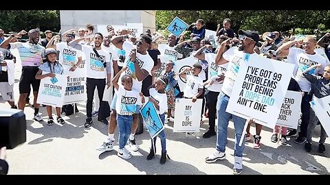 March of Dads Dad Gang March Grand Army Plaza to prospect Park 6/18/23 Louis/Riley/J.Williams