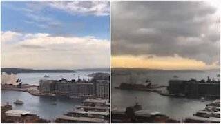 Vidéo en accéléré d'une tempête approchant Sydney