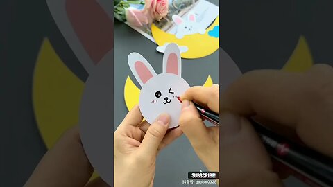 Magic bunny easy craft @all in 1 fun junction #diy #shorts #youtubeshorts