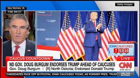 Gov Doug Burgum Throws His Support Behind Trump