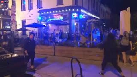 Fascist Democrat Foot Soldiers Attack Restaurant Patrons in DC Again