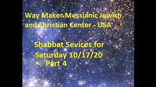 Parashat Bereshit (“In the Beginning…”) - Shabbat Service for 10.17.20 - Part 4