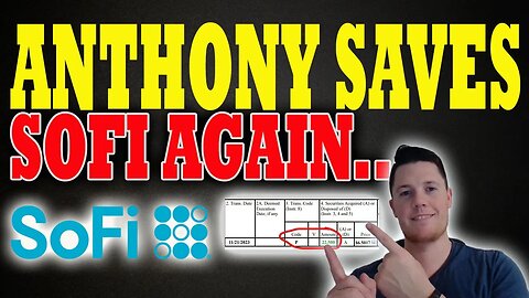 Anthony Noto SAVES SoFi Again 🔥 BULLISH SoFi DATA for Friday ⚠️ MUST WATCH SoFi Video