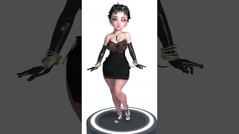 Betty Boop is now 3D #shorts